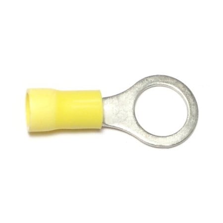 Midwest Fastener Ring Terminal, 10 AWG, Plastic Insulated, 15 PK 62682